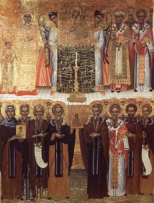 unknow artist Sunday of the Triumph of the Orthodoxy